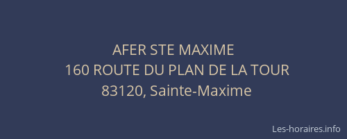 AFER STE MAXIME