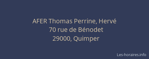 AFER Thomas Perrine, Hervé