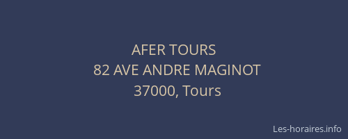 AFER TOURS