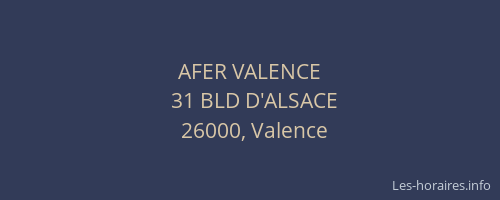 AFER VALENCE