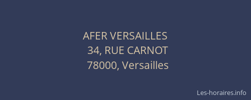 AFER VERSAILLES