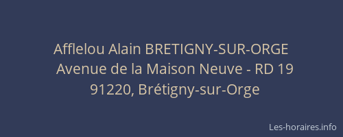 Afflelou Alain BRETIGNY-SUR-ORGE