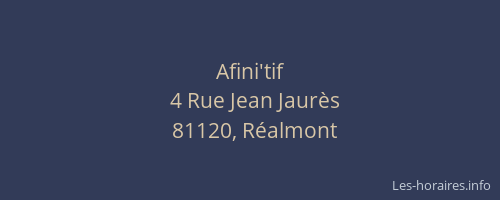 Afini'tif