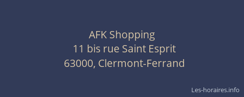 AFK Shopping