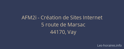 AFM2i - Création de Sites Internet