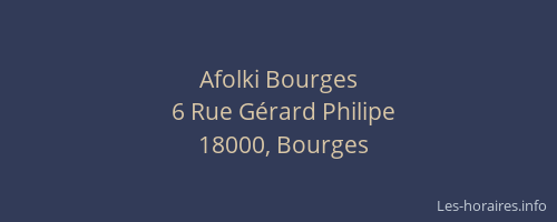 Afolki Bourges