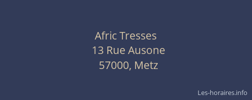 Afric Tresses
