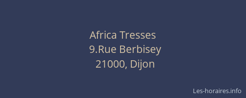 Africa Tresses