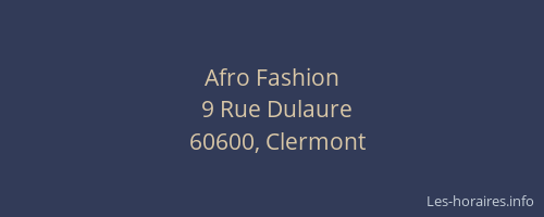 Afro Fashion