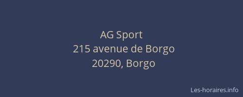 AG Sport