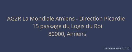 AG2R La Mondiale Amiens - Direction Picardie