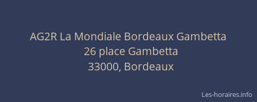 AG2R La Mondiale Bordeaux Gambetta