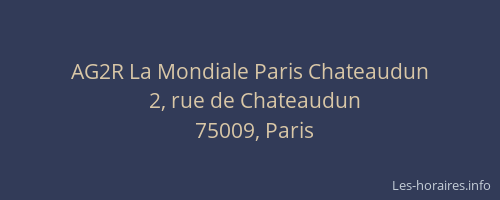 AG2R La Mondiale Paris Chateaudun