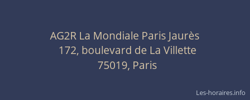 AG2R La Mondiale Paris Jaurès