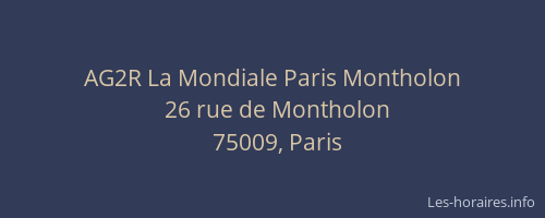 AG2R La Mondiale Paris Montholon