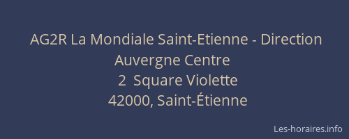 AG2R La Mondiale Saint-Etienne - Direction Auvergne Centre