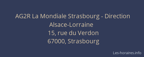 AG2R La Mondiale Strasbourg - Direction Alsace-Lorraine