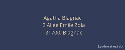 Agatha Blagnac