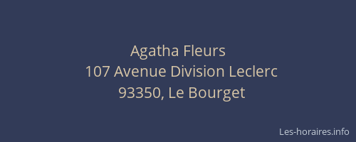 Agatha Fleurs