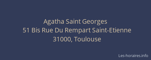 Agatha Saint Georges