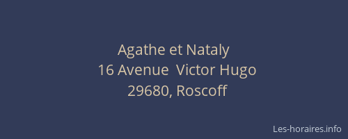 Agathe et Nataly