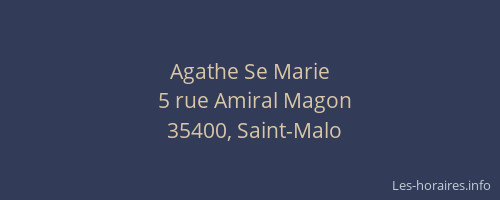 Agathe Se Marie