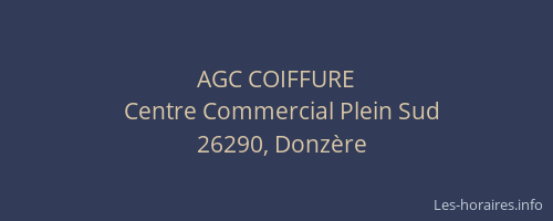 AGC COIFFURE