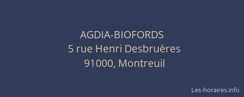AGDIA-BIOFORDS