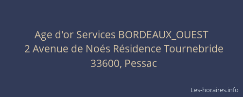Age d'or Services BORDEAUX_OUEST