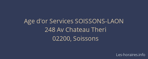 Age d'or Services SOISSONS-LAON