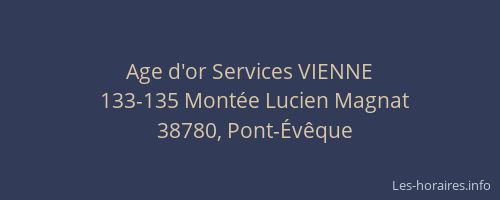 Age d'or Services VIENNE