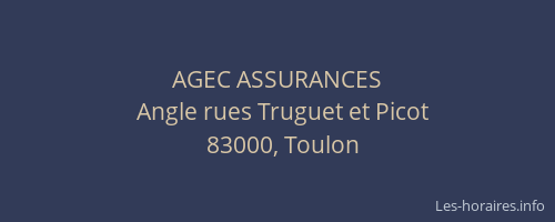AGEC ASSURANCES
