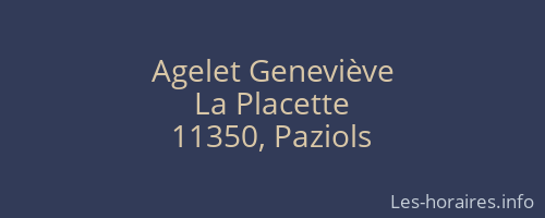 Agelet Geneviève
