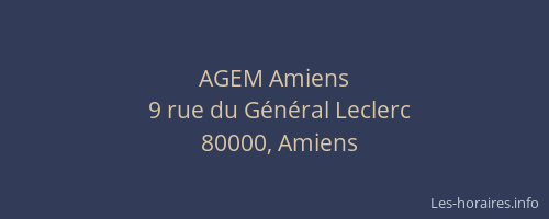 AGEM Amiens