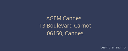 AGEM Cannes