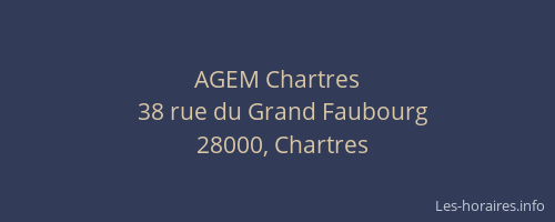AGEM Chartres