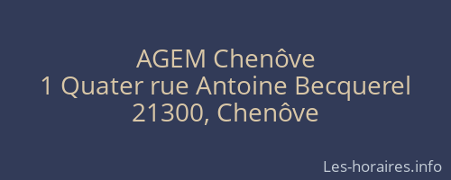 AGEM Chenôve