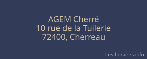 AGEM Cherré