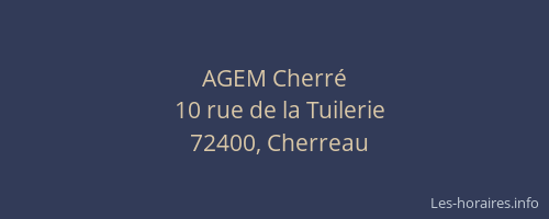 AGEM Cherr&eacute;