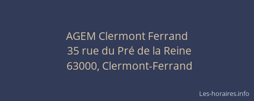 AGEM Clermont Ferrand
