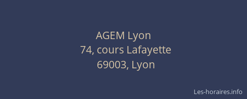 AGEM Lyon