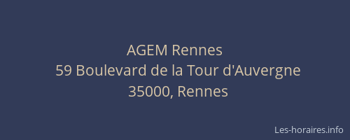 AGEM Rennes