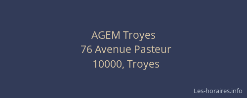 AGEM Troyes