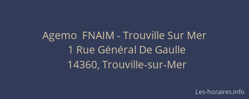 Agemo  FNAIM - Trouville Sur Mer