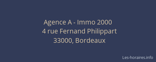 Agence A - Immo 2000