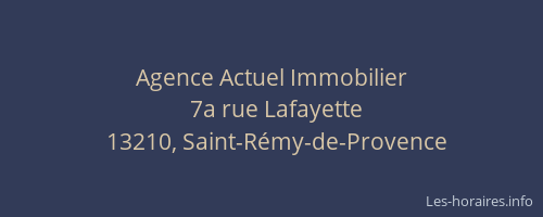 Agence Actuel Immobilier