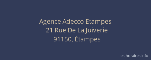 Agence Adecco Etampes
