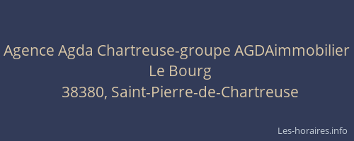 Agence Agda Chartreuse-groupe AGDAimmobilier