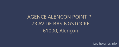AGENCE ALENCON POINT P