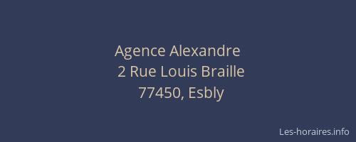 Agence Alexandre